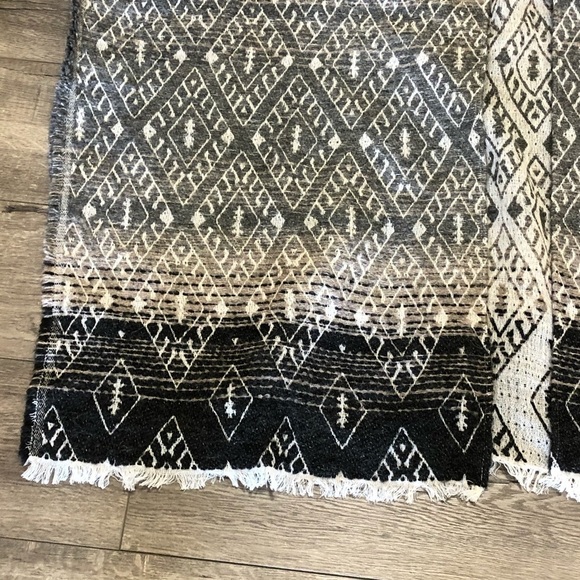 LUCKY BRAND Poncho Wrap Open Front Wool Blend - Picture 8 of 9